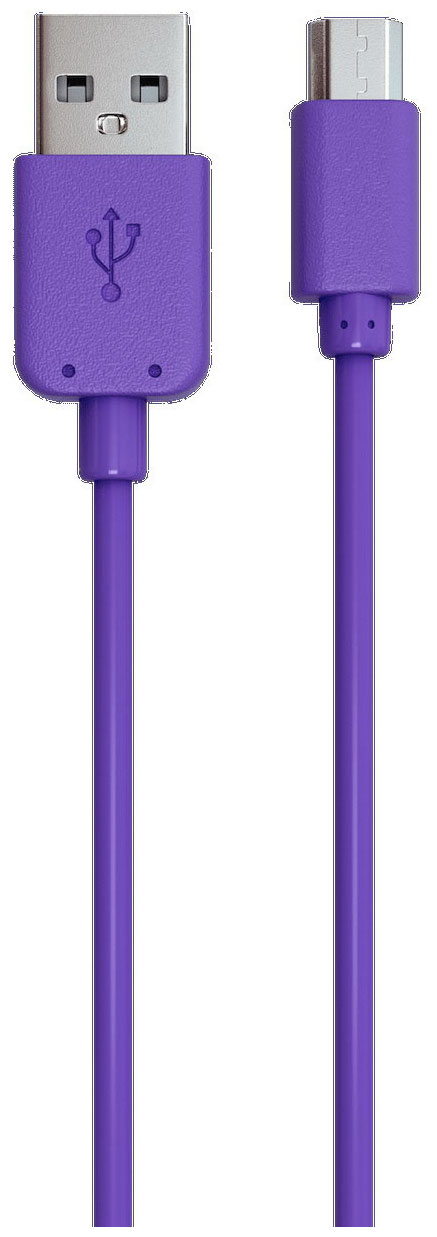 цена Кабель Red Line USB-micro USB, фиолетовый