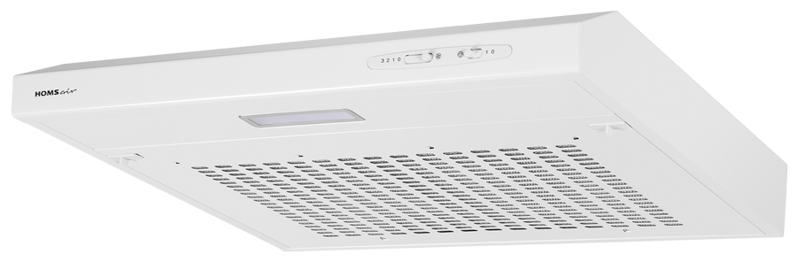 Изображение товара Вытяжка Homsair HORIZONTAL 50 белая настенная козырьковая 420 м3 ч