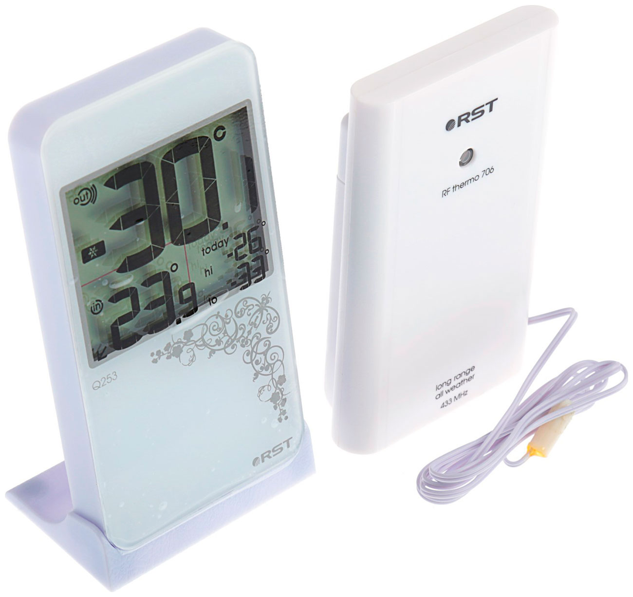 Термометр RST 02253 RST с радиодатчиком электронный термометр с радиодатчиком dot matrix 788