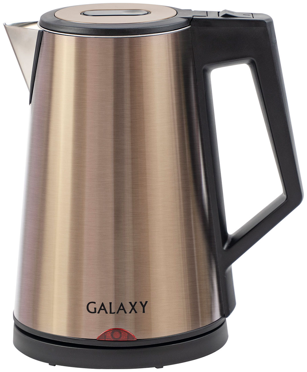 цена Чайник электрический Galaxy GL0320 золотой