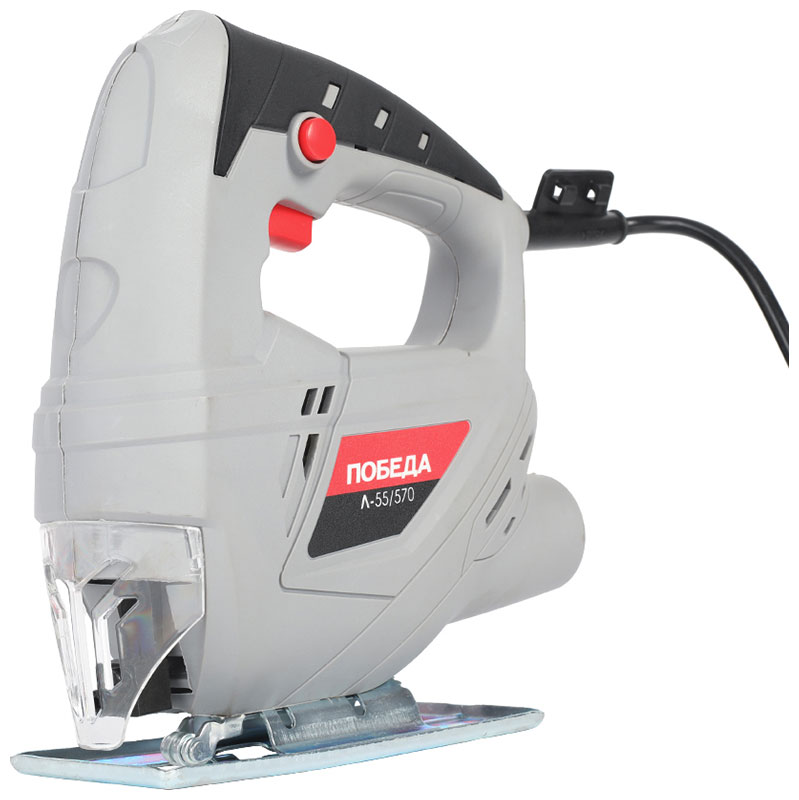 Изображение товара Электрический лобзик Победа Л-55-570 мощность 570 Вт, распил металла и дерева