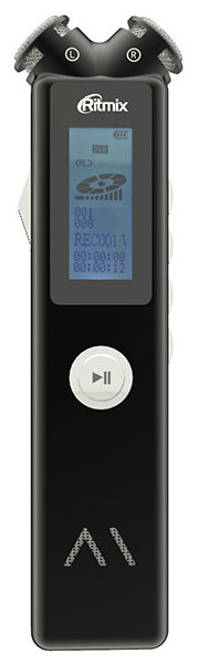 

Цифровой диктофон Ritmix RR-145 8GB black, Черный