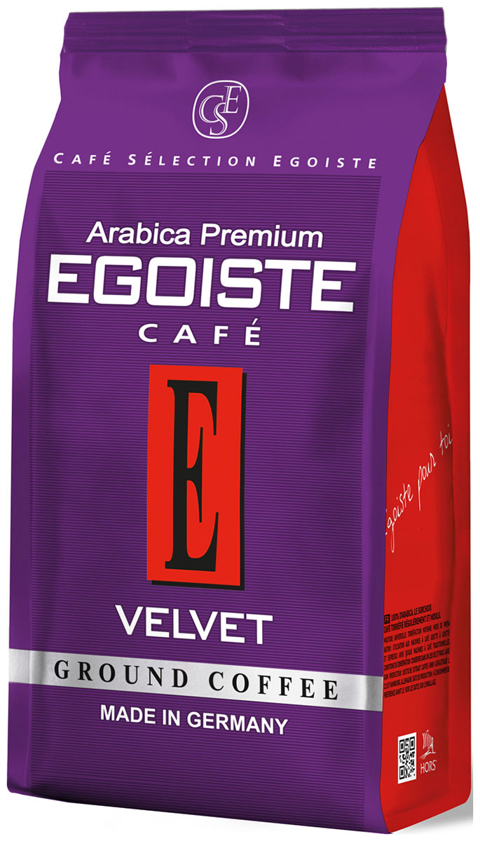 кофе egoiste noir 100гр ground pack молотый Кофе молотый Egoiste Velvet 200 г Ground Pack