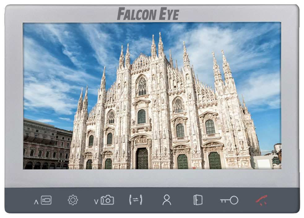 цена Видеодомофон Falcon Eye Milano Plus HD белый
