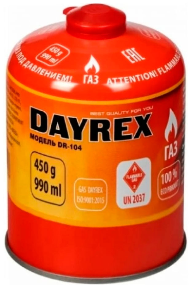 Газовый баллон Dayrex 104 1/12 450 гр.