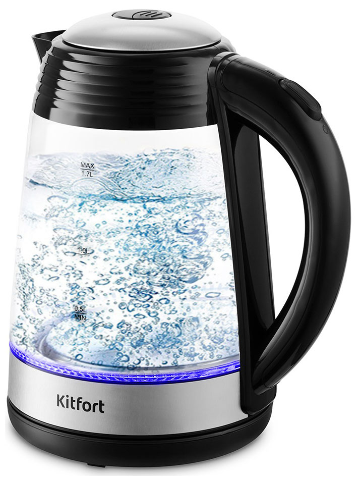 Чайник электрический Kitfort KT-6125 чайник электрический kitfort kt 640 5 ежевичный