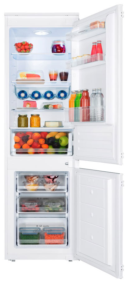 Встраиваемый двухкамерный холодильник Hansa BK333.2U встраиваемый двухкамерный холодильник bosch serie 4 vitafresh kiv86vf31r