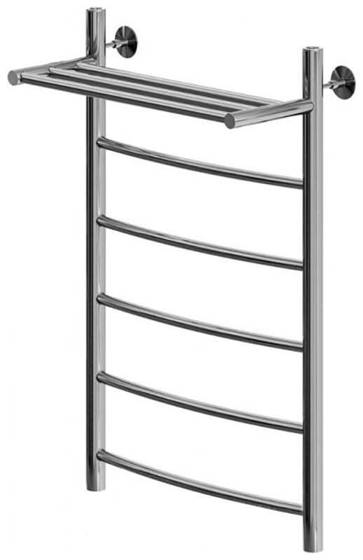 Изображение товара Полотенцесушитель водяной Aquanet Romeo с полкой 800x500, с полкой, хром (00266729)