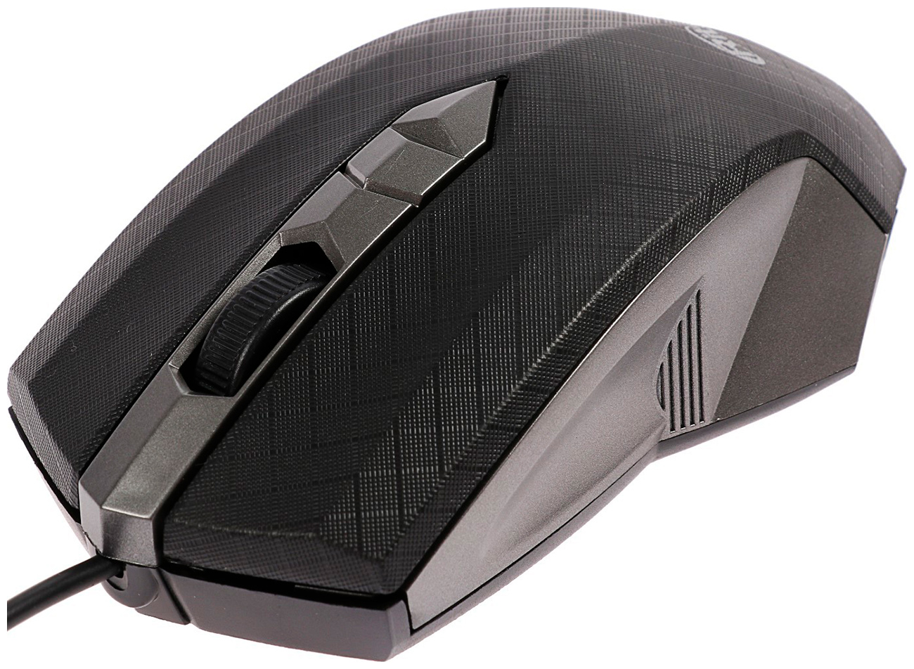 Проводная мышь для ПК Ritmix ROM-202 GREY клавиатура мышь hiper os 1000 usb черный os 1000