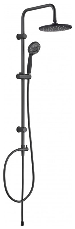 Изображение товара Душевая стойка Aquanet Passion R AF300-70-R-B черный стеновая модерн тропический душ