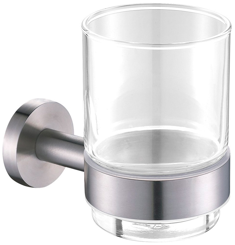 Изображение товара Стакан Aquanet 4584 для ванной комнаты хром стиль модерн