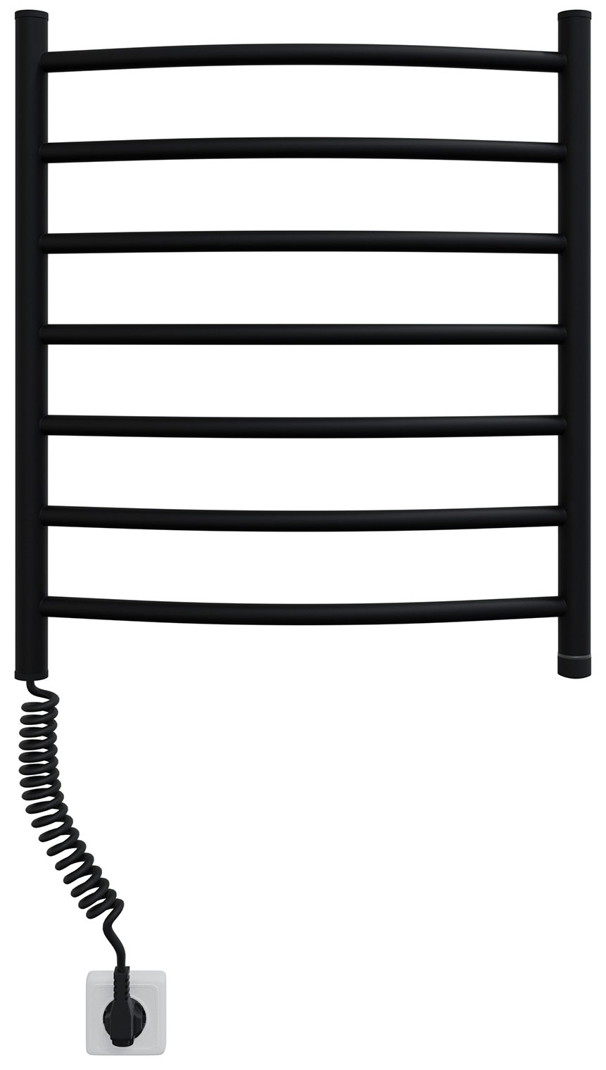 Изображение товара Полотенцесушитель электрический Laris Классик ЧКЧ7 500х600 Черный Муар Левое подключение 73207598