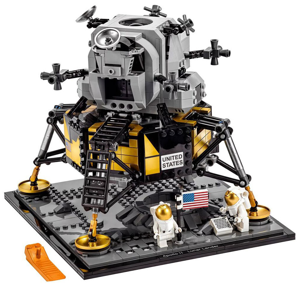 Конструктор Lego Creator Expert 10 Series Лунный модуль корабля «Апполон 11» НАСА 10266 конструктор lego creator 10266 лунный модуль корабля аполлон 11 наса 1087 дет