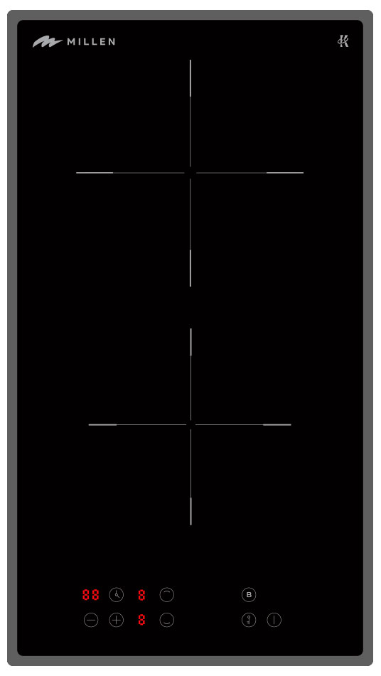 

Электрическая варочная панель Millen MIH 301 BL, Черный