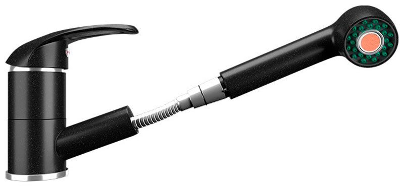 Изображение товара Кухонный смеситель Ulgran U-002/ультра-черный U-002-344