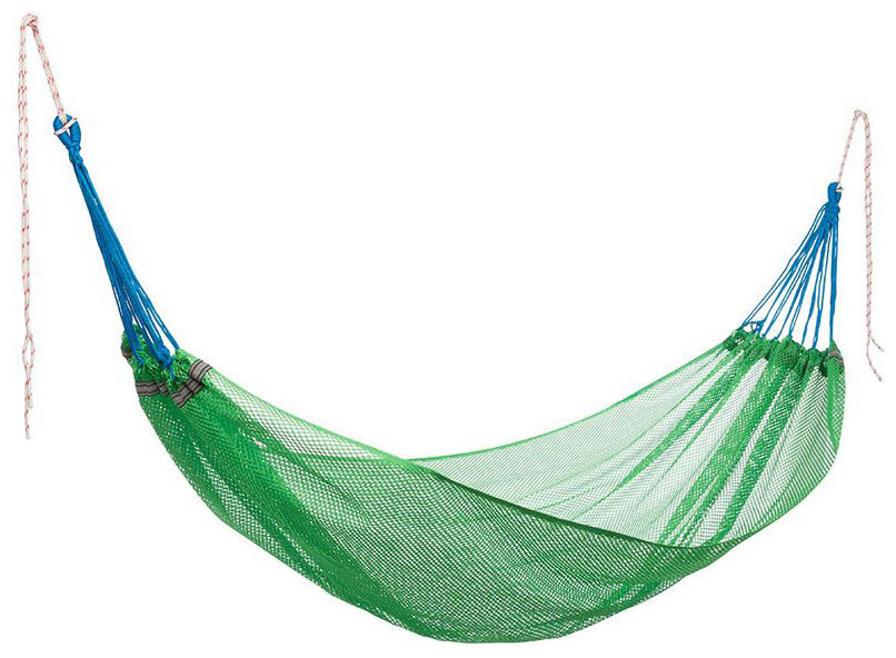 Изображение товара Гамак-сетка Ecos HM-200 009200 200х120см поливискоза с чехлом зеленый