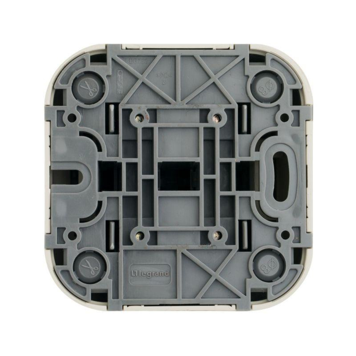 Изображение товара Выключатель 2-клавишный Legrand Quteo 10А IP20 для управления освещением