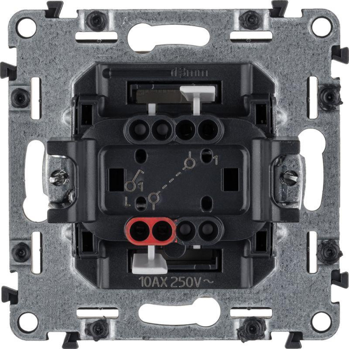 Изображение товара Выключатель одноклавишный Legrand Valena Life 10А IP20 250В с лиц. панелью