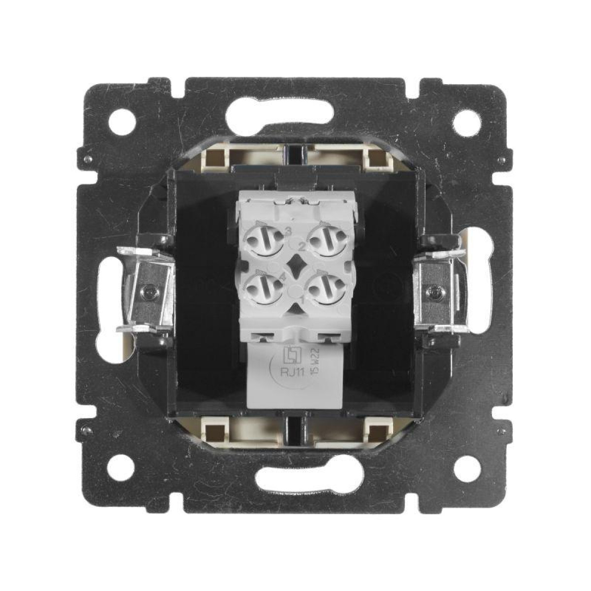 Изображение товара Розетки Legrand Розетка телефонная 1-м СП Valena RJ11 4 контакт. механизм сл. кость Leg