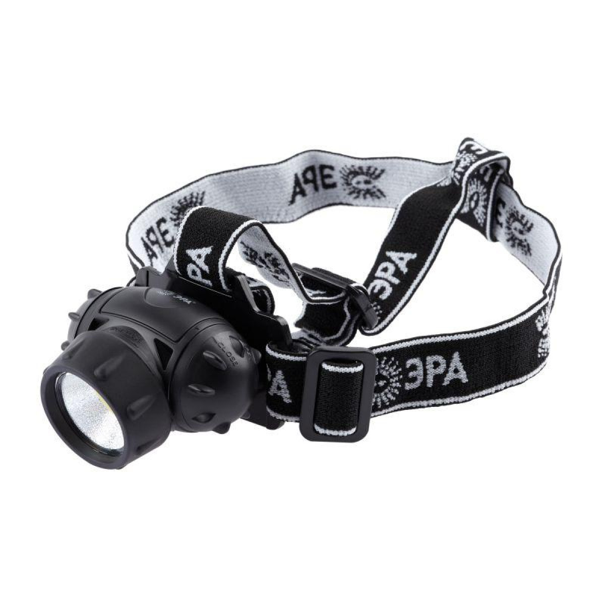 Изображение товара Налобный светодиодный фонарь ЭРА GB-410 на батарейках 3ААА, 3 режима, IP44, черный