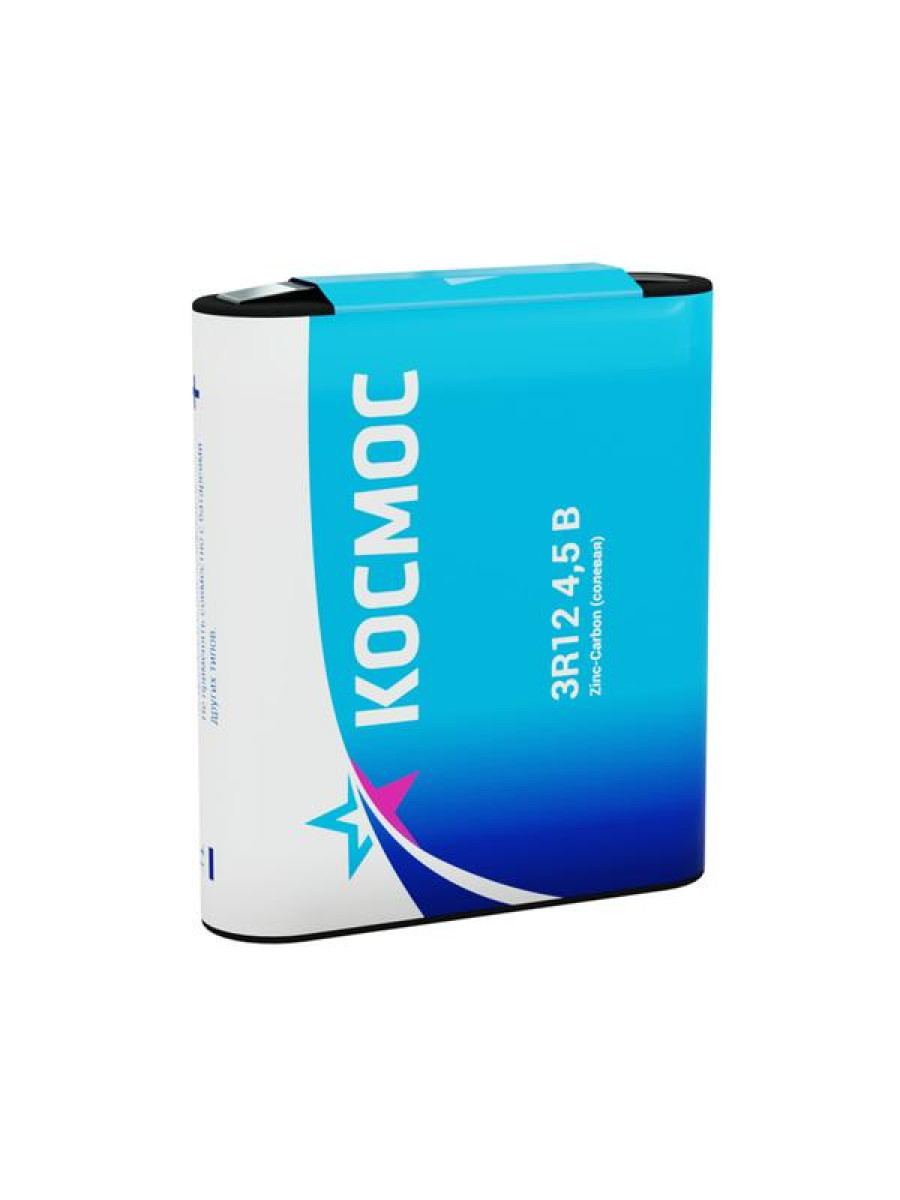 Изображение товара Элемент питания Космос квадрат 3R12 4.5V батарейка для бытовых приборов