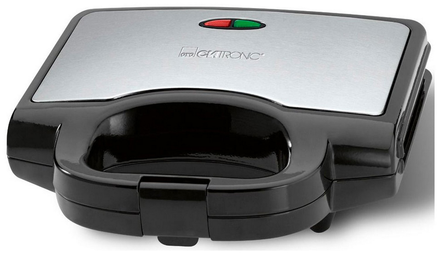 Бутербродница Clatronic ST 3778 schwarz-inox, мощность 750 Вт, замок на ручке Бутербродница Clatronic ST 3778 schwarz-inox, мощность 750 Вт, замок на ручке
