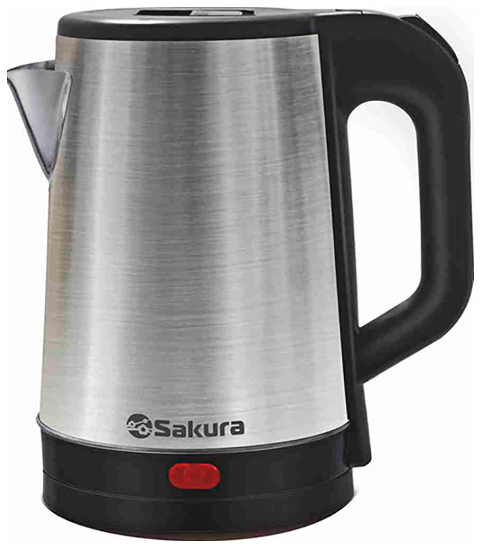 Чайник электрический Sakura SA-2167BK 1.8 нержавеющая сталь/черный