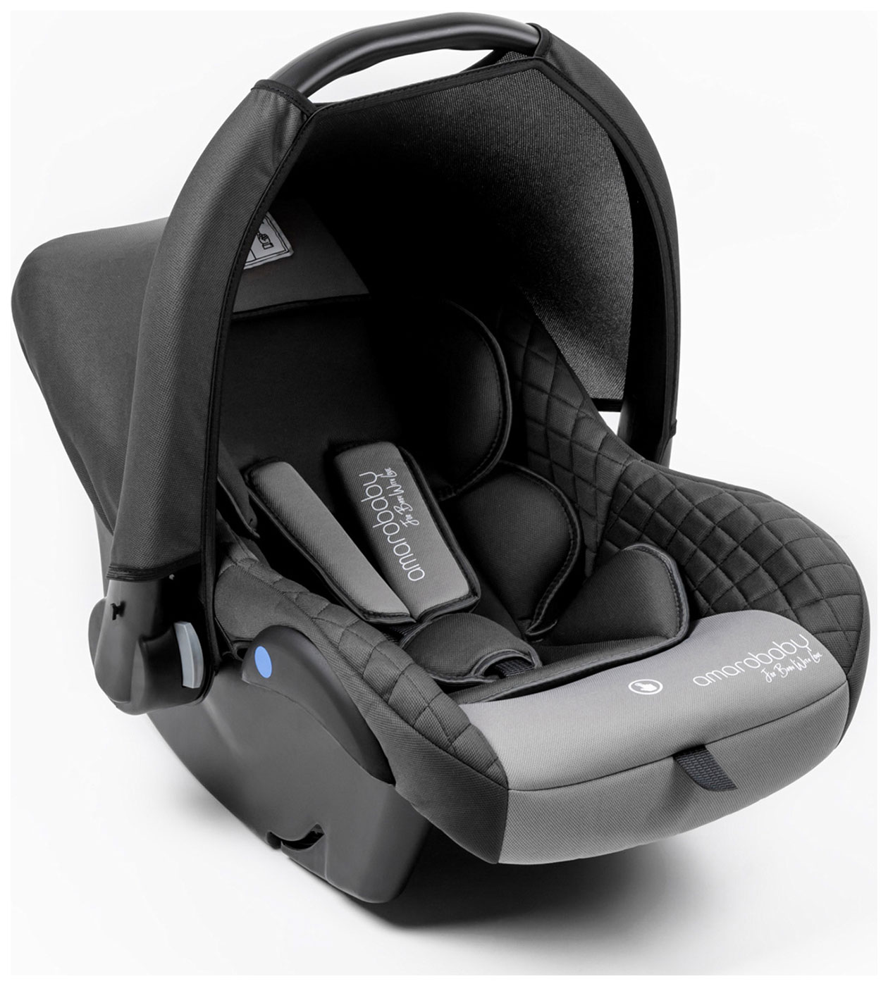 Изображение товара Автокресло Amarobaby Baby comfort 0+ против хода, серое, мягкая защита