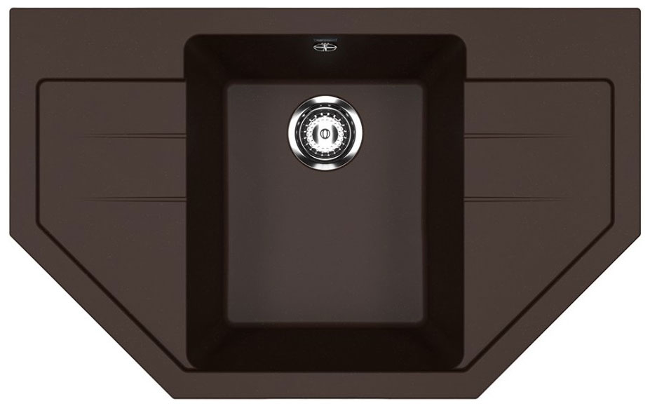 

Кухонная мойка Ulgran U-609/шоколад (U-609-345), Шоколадный