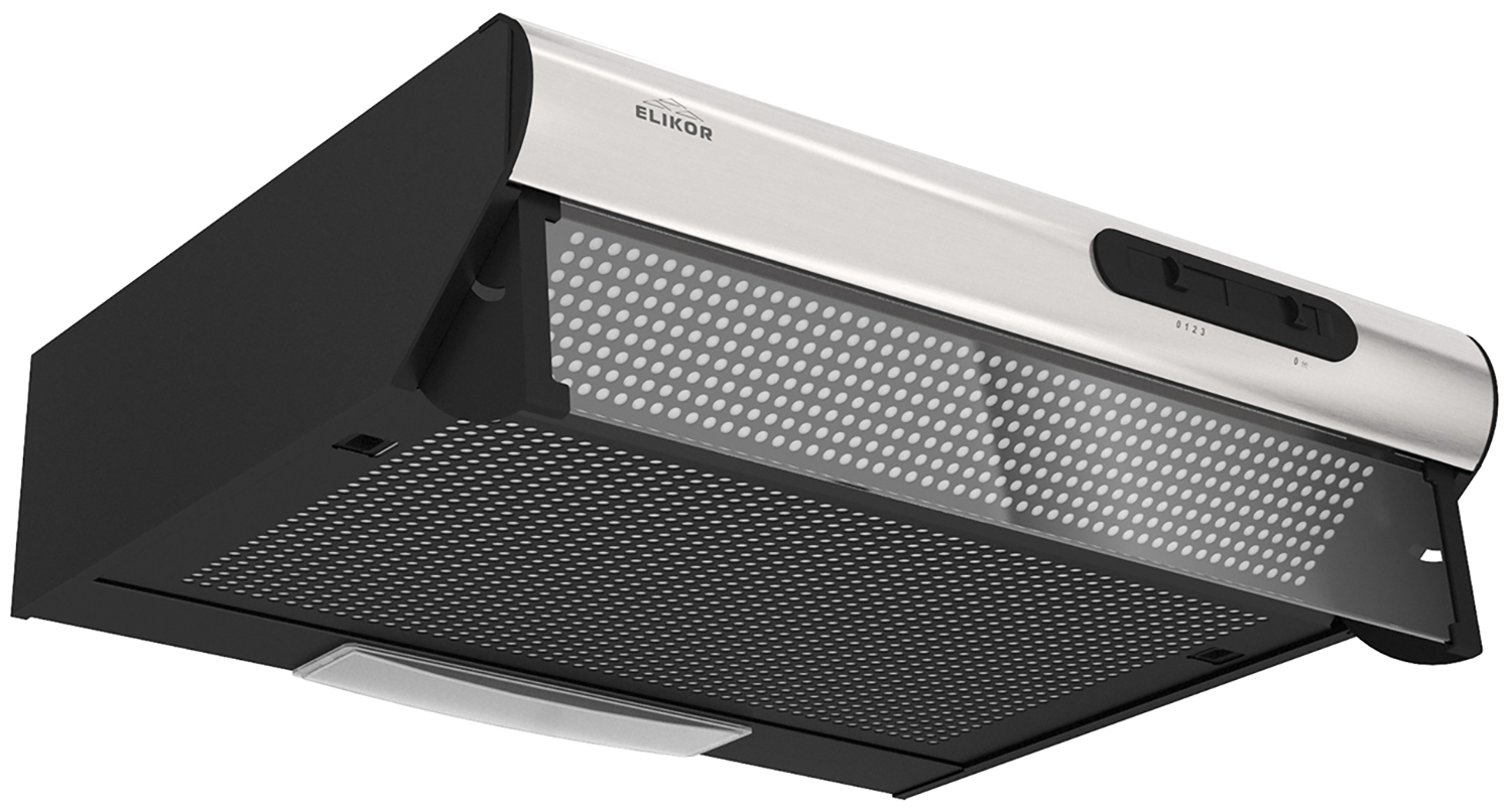 Изображение товара Вытяжка кухонная Elikor Europa 60П-290-П3Л черная нержавеющая сталь 290 м3/ч