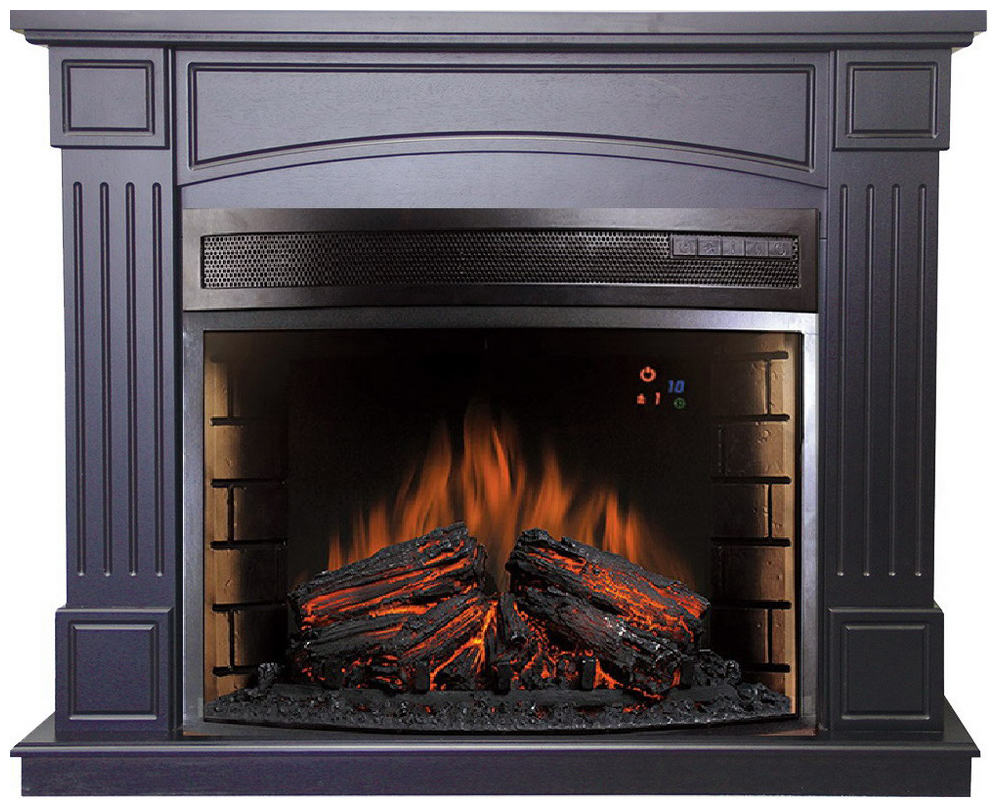Изображение товара Каминокомплект Royal Flame Boston с очагом Dioramic 28 венге, электриковый с обогревом