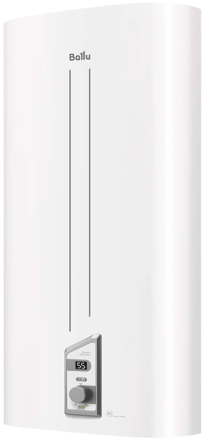 Водонагреватель накопительный Ballu BWH/S 50 Smart WiFi DRY электрический накопительный водонагреватель ballu bwh s 30 smart wifi dry