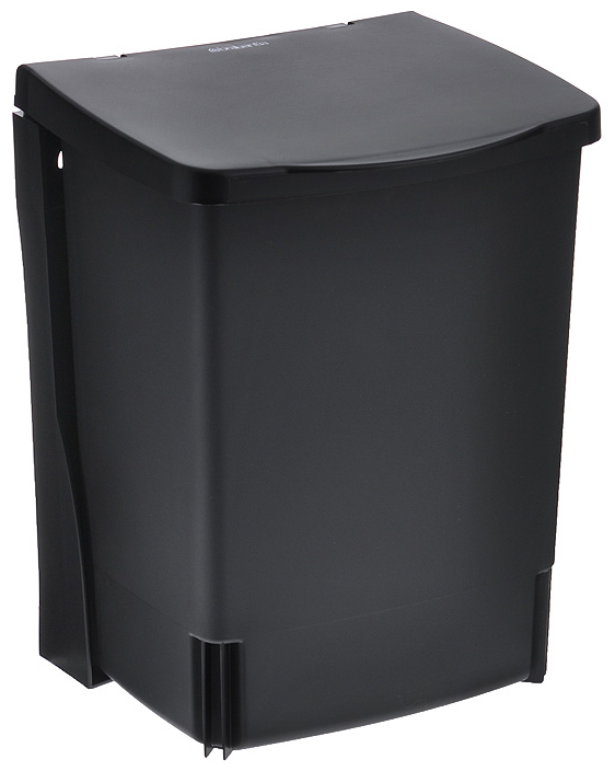 Изображение товара Ведро для мусора Brabantia квадратное 10 л встраиваемое Цвет черный
