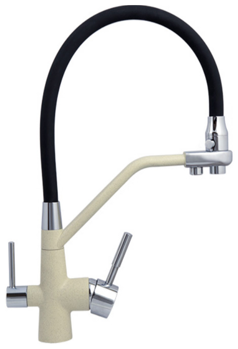 Изображение товара Кухонный смеситель Zigmund & Shtain 2200 ИНД.ВАНИЛЬ