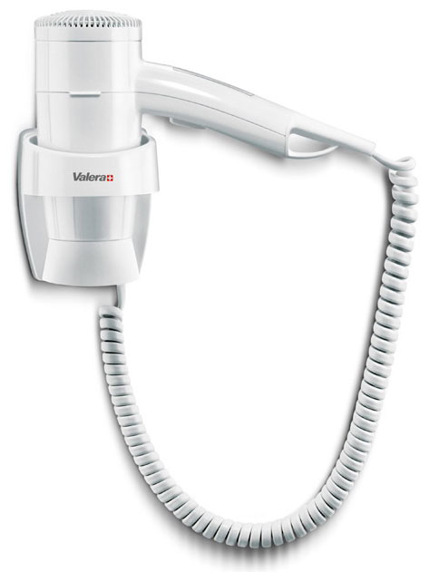 Настенный фен с держателем Valera Premium 1200 White 533.04/038A фен стационарный с настенным держателем valera premium 1200 super white 533 03 038a
