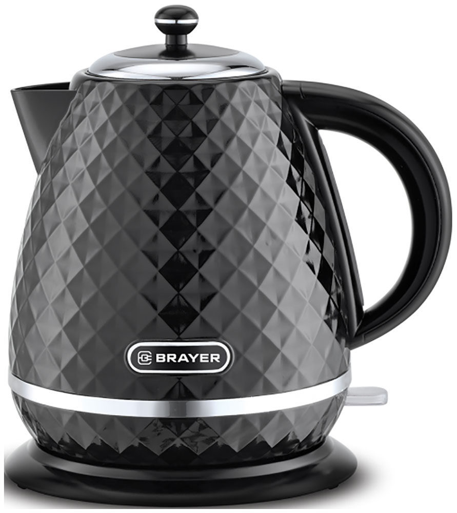 чайник brayer br1043 bk черный Чайник электрический BRAYER 1008BR-BK