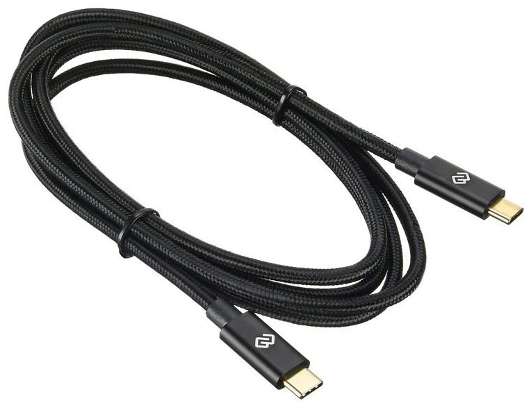 Изображение товара Кабель Digma Power Delivery 100W USB Type-C 1.5м черный универсальный