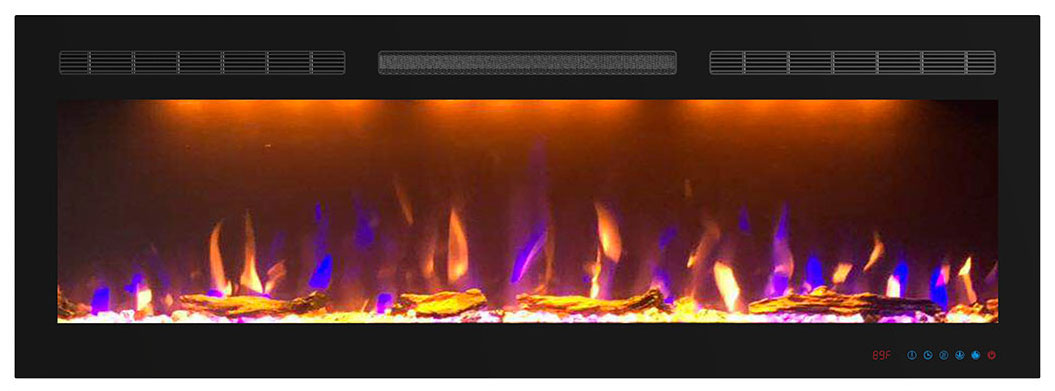 Изображение товара Электрический встраиваемый очаг Royal Flame Crystal 50 RF с эффектом пламени дрова и кристаллы