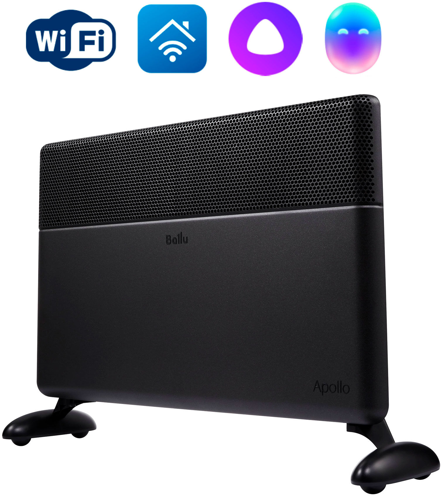 Изображение товара Конвектор Ballu Apollo digital INVERTER Black Infinity 2500 Вт для комнаты до 30 м2