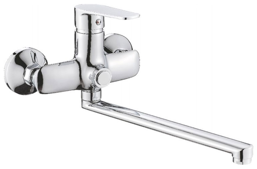 Изображение товара Смеситель Cron CN523 для ванной комнаты с душевым гарнитуром хром