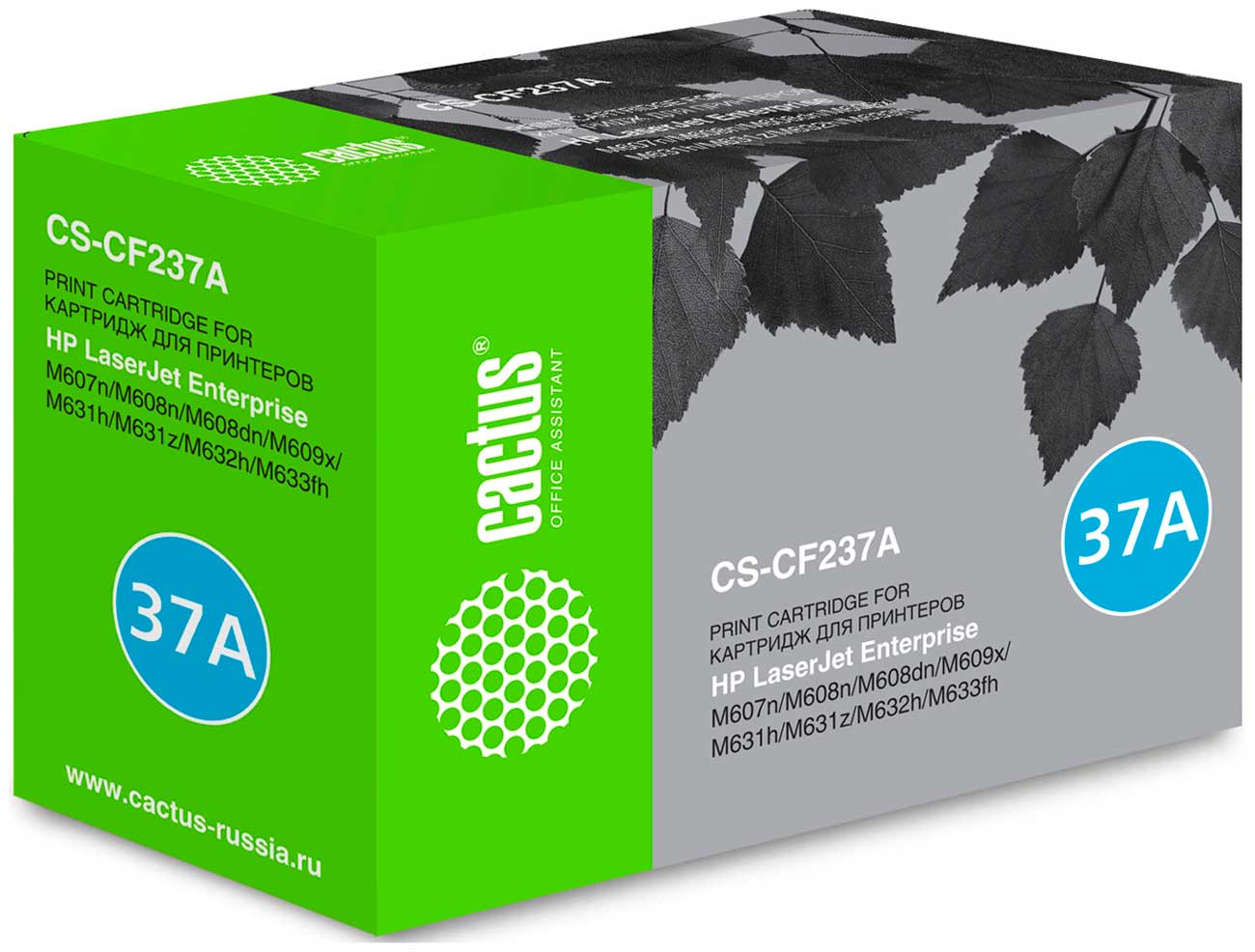 Изображение товара Картридж Cactus CS-CF237A для HP LJ M607n/M608n/M608dn/M609x/M631h/M632h ресурс 11000 стр.