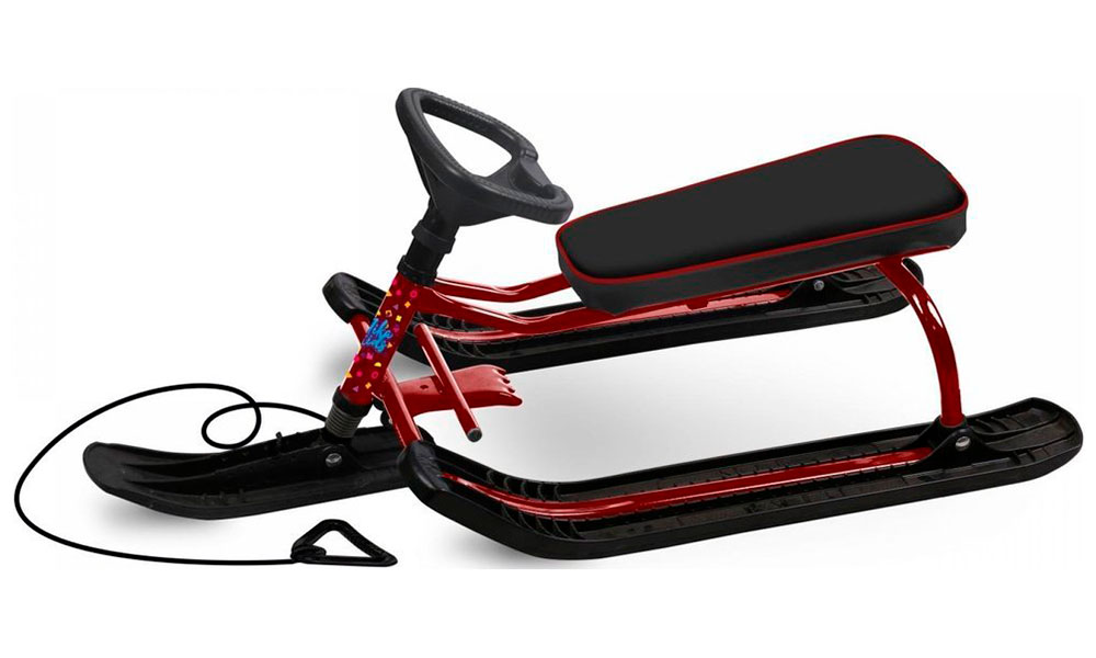 Изображение товара Снегокат Ника Тимка спорт+ красный для детей старше 3 лет, легкий и безопасный