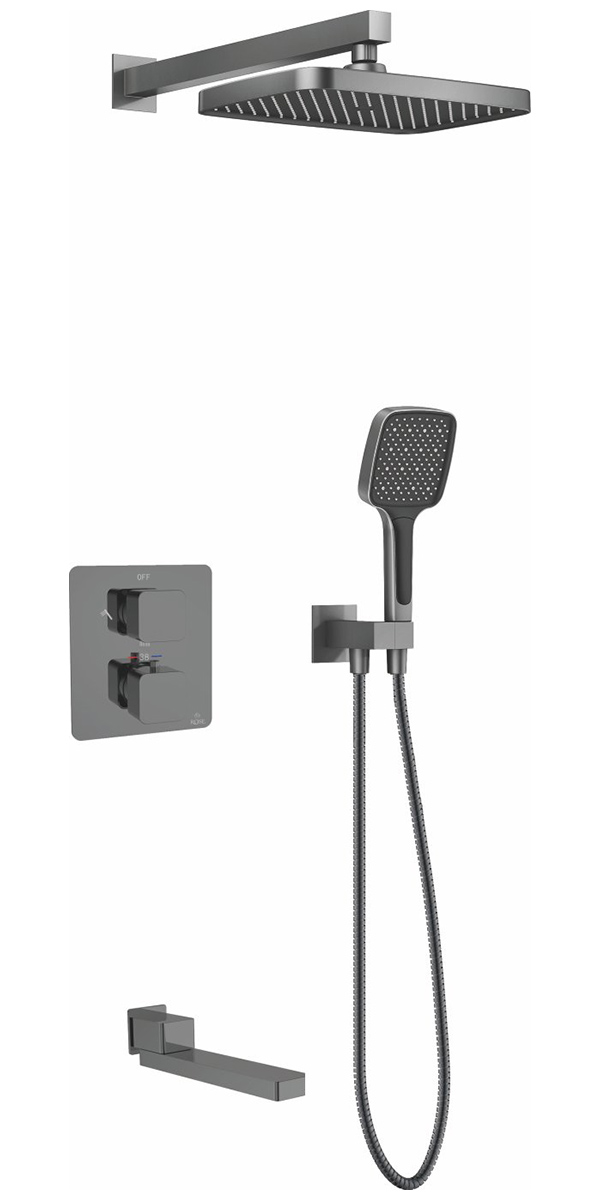 Изображение товара Душевая система Rose R15T, пепельный (R1595T)