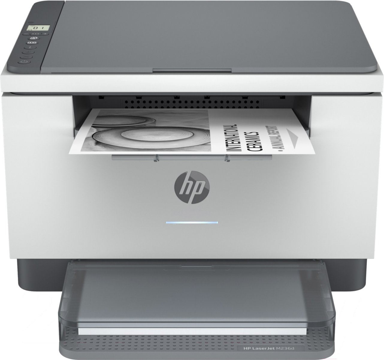 Изображение товара Лазерный МФУ HP LaserJet M236d белый серый высокая скорость и надежность