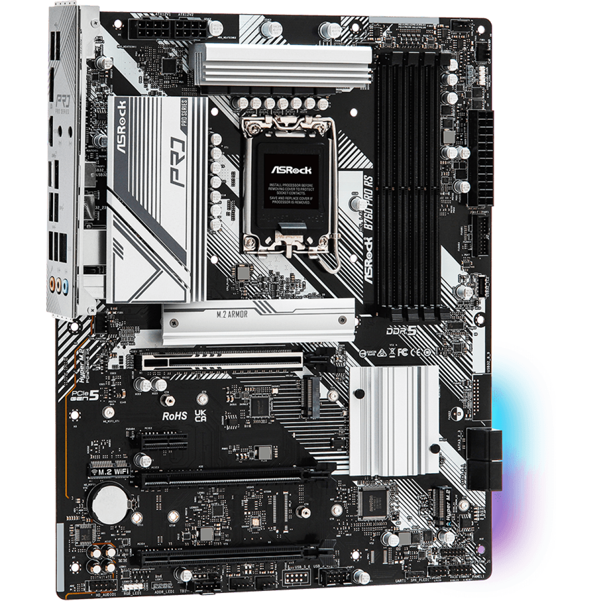 Изображение товара Материнская плата Asrock B760 PRO RS для процессоров Intel LGA1700 DDR5 ATX