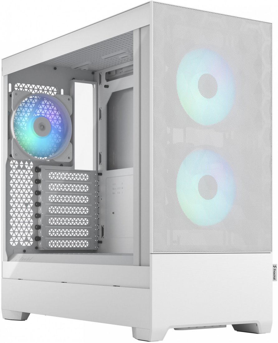 Изображение товара Компьютерный корпус Fractal Design PoP Air RGB White TG белый без БП ATX 3x120mm 2xUSB3.0 audio bott PSU