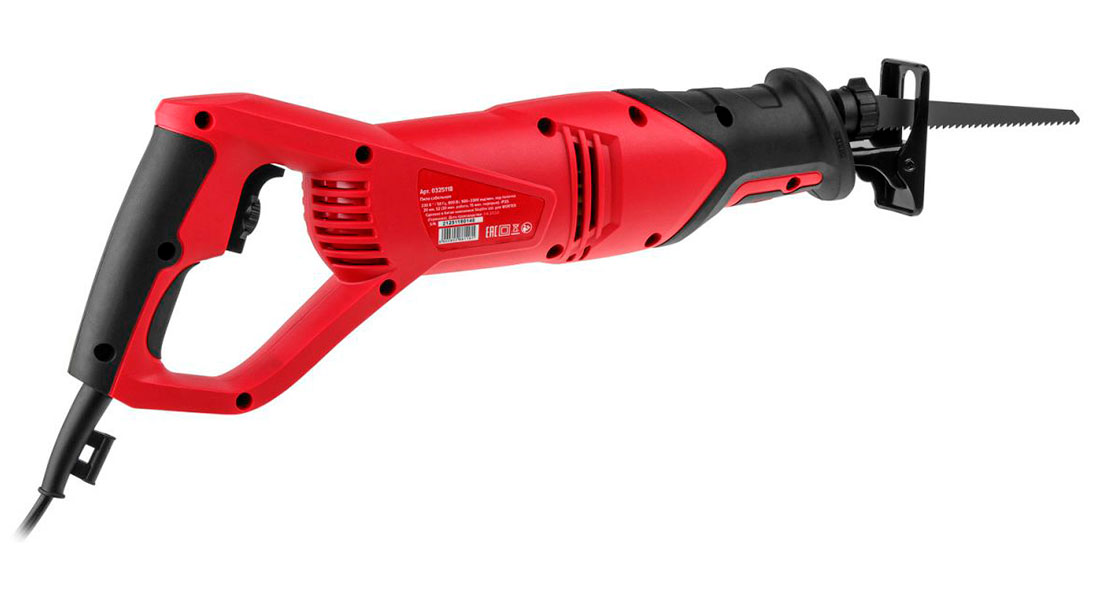 Изображение товара Сабельная пила Wortex SR 1508-1 E с 800 Вт мощностью и 2 полотнами