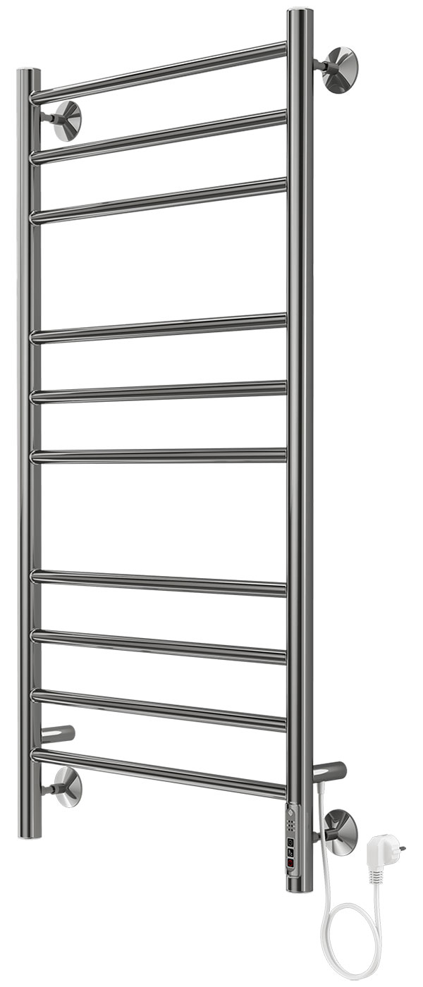 Изображение товара Электрический полотенцесушитель Terminus Аврора П10 105x53.2x7.2 см нержавеющая сталь