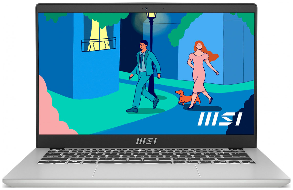 Ноутбук MSI Modern 14, C12MO-689RU (9S7-14J111-689) серебристый