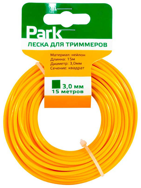 

Леска для триммеров Park 3.0 мм, 15 м, квадрат (990600)